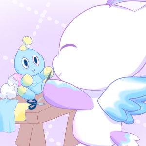 Tiny Angel Wings gift art!